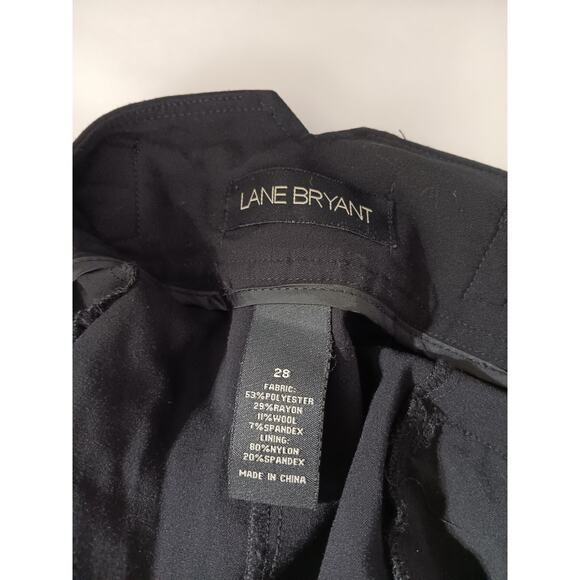 Lane Bryant Pants 28 Black Wide Leg Dress - Picture 13 of 14